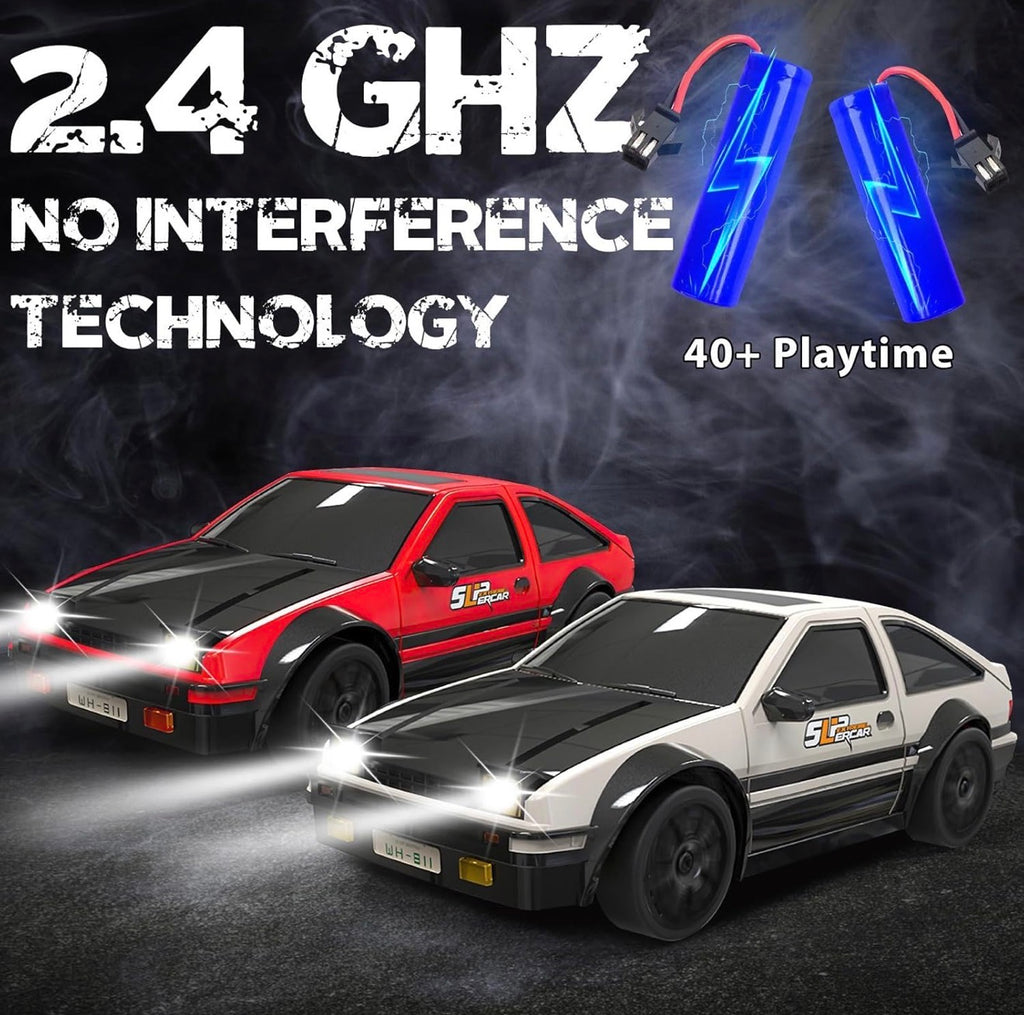 Toyota AE86 Drift car with smoke
