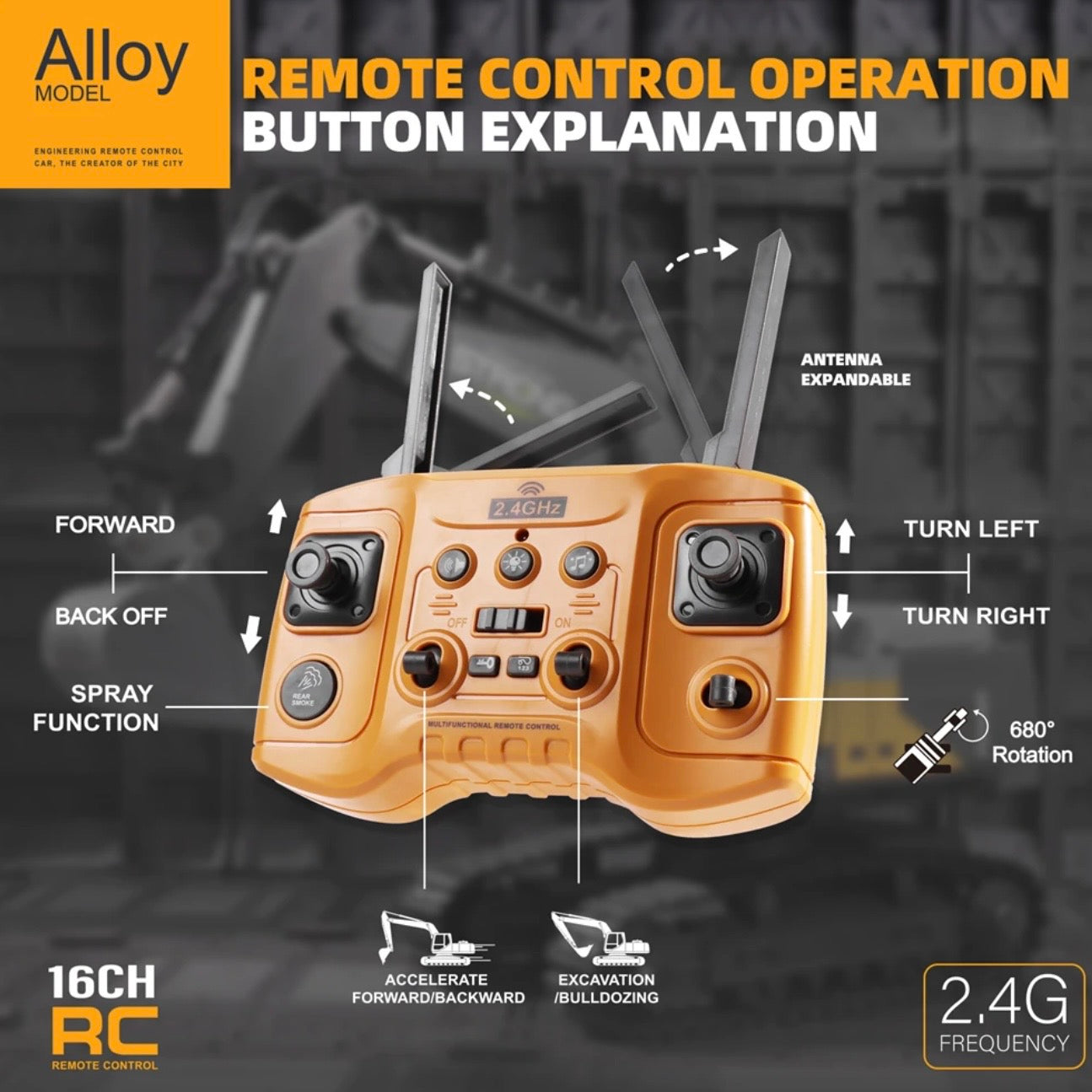 PREMIUM RC EXCAVATOR