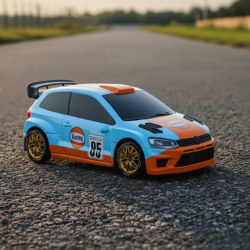 Volkswagen drift car with smoke