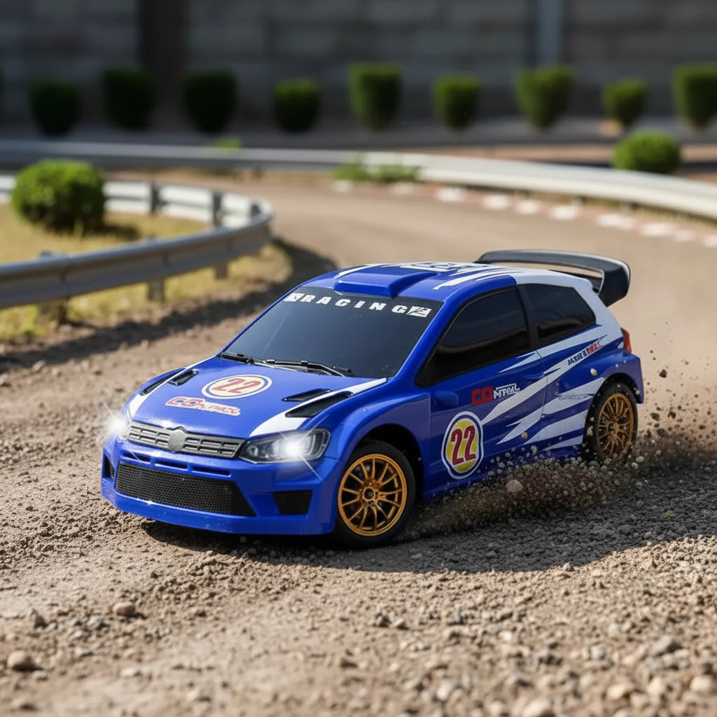 Volkswagen drift car with smoke